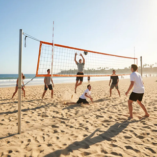 Rede de Volei Profissional 4 Faixas Resistentes 9,5m Proteção UV em Oferta na Shopee