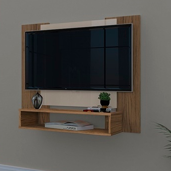 Painel Com Prateleira Para Tv 50 Polegadas Veneza - Dullar em Oferta na Shopee