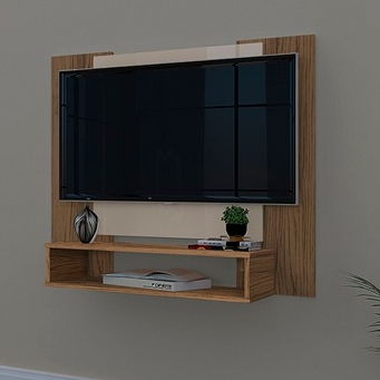 Painel Com Prateleira Para Tv 50 Polegadas Veneza - Dullar