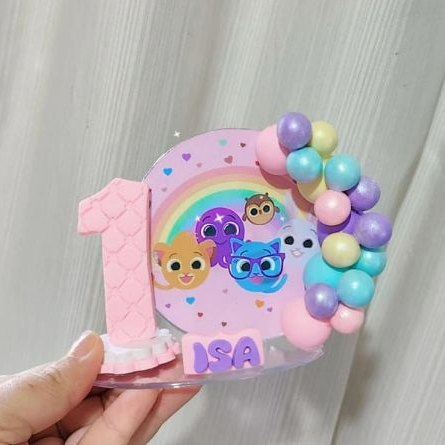 Vela cenario Bolofofo de biscuit - Festa Bolofofo em Oferta na Shopee