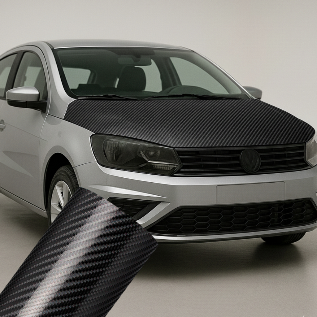 Adesivo Vinil Fibra de Carbono 3D Lavável Envelopar Carro Capô Teto Moto Retrovisor em Oferta na Shopee