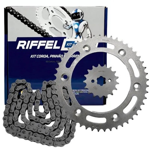 KIT RELAÇÃO BROS 150 2003 2004 2005 2006 até 2015 - RIFFEL