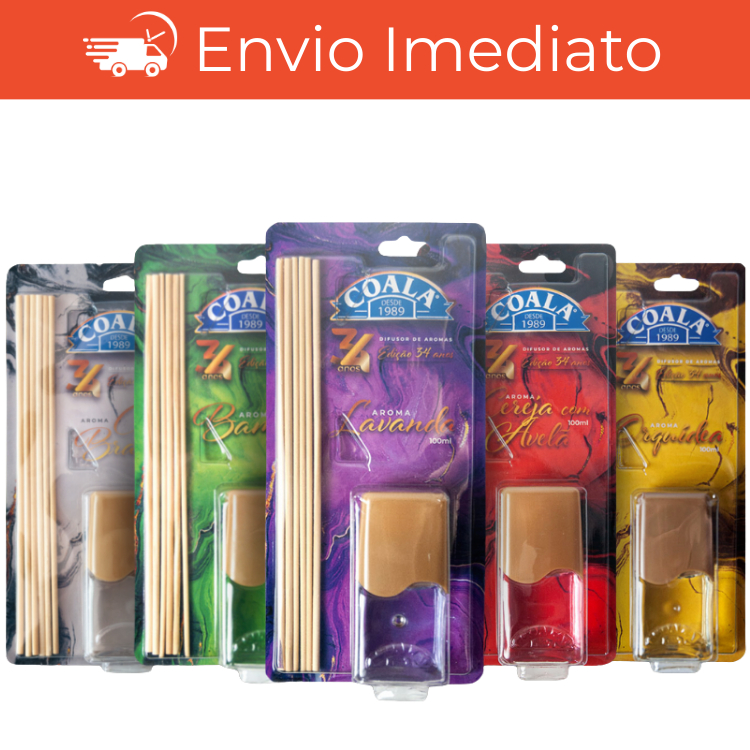 Coala Aromatizador de Ambiente Difusor Vareta 100 ML - 14 Aromas a Escolher em Oferta na Shopee