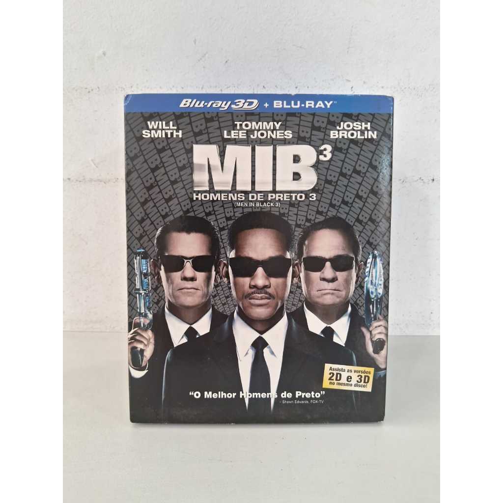 Bluray MIB 3 (Homens De Preto 3) Com luva DVD Duplo