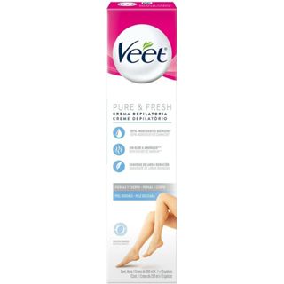 Creme Depilatório Corporal Veet Pure & Fresh Peles Delicadas - 200ml ENVIO IMEDIATO NOTA FISCAL em Oferta na Shopee