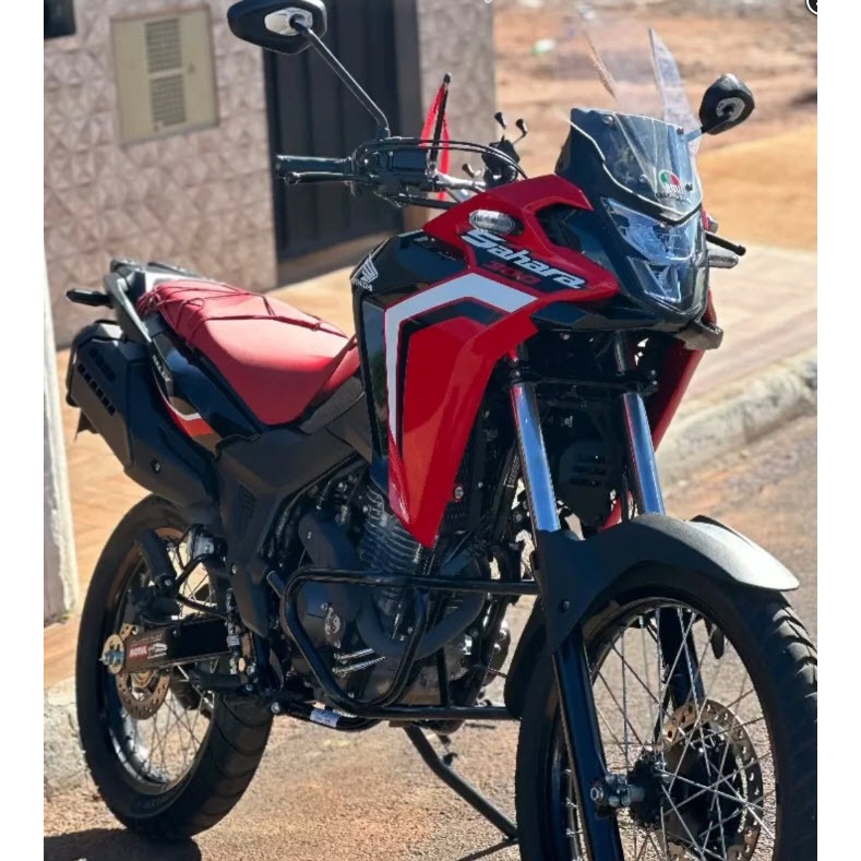 Bolha Cristal Sahara 300 ATACAMA Média honda 2024 2025 2026 parabrisa