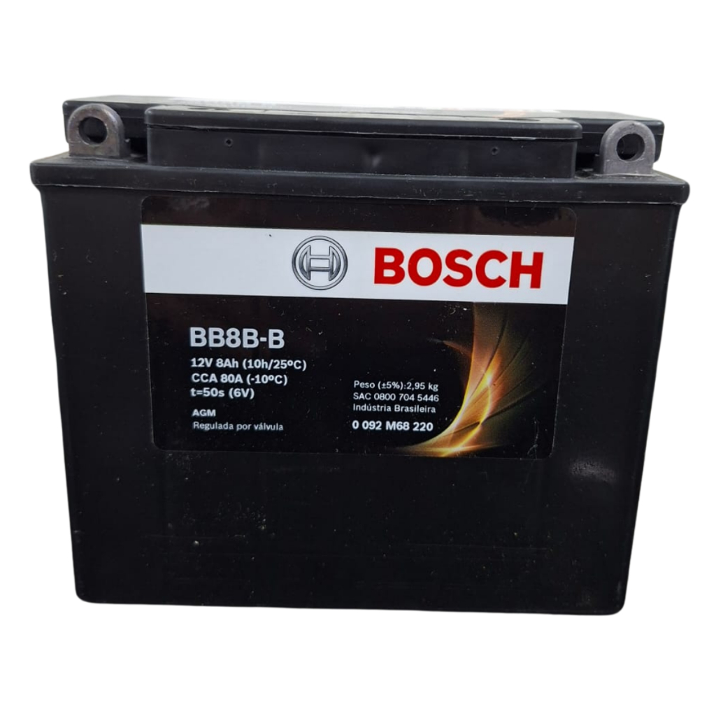 Bateria Moto Bosch BB8BB 8ah 12v Moura Mv7x-e Yamaha Tdm