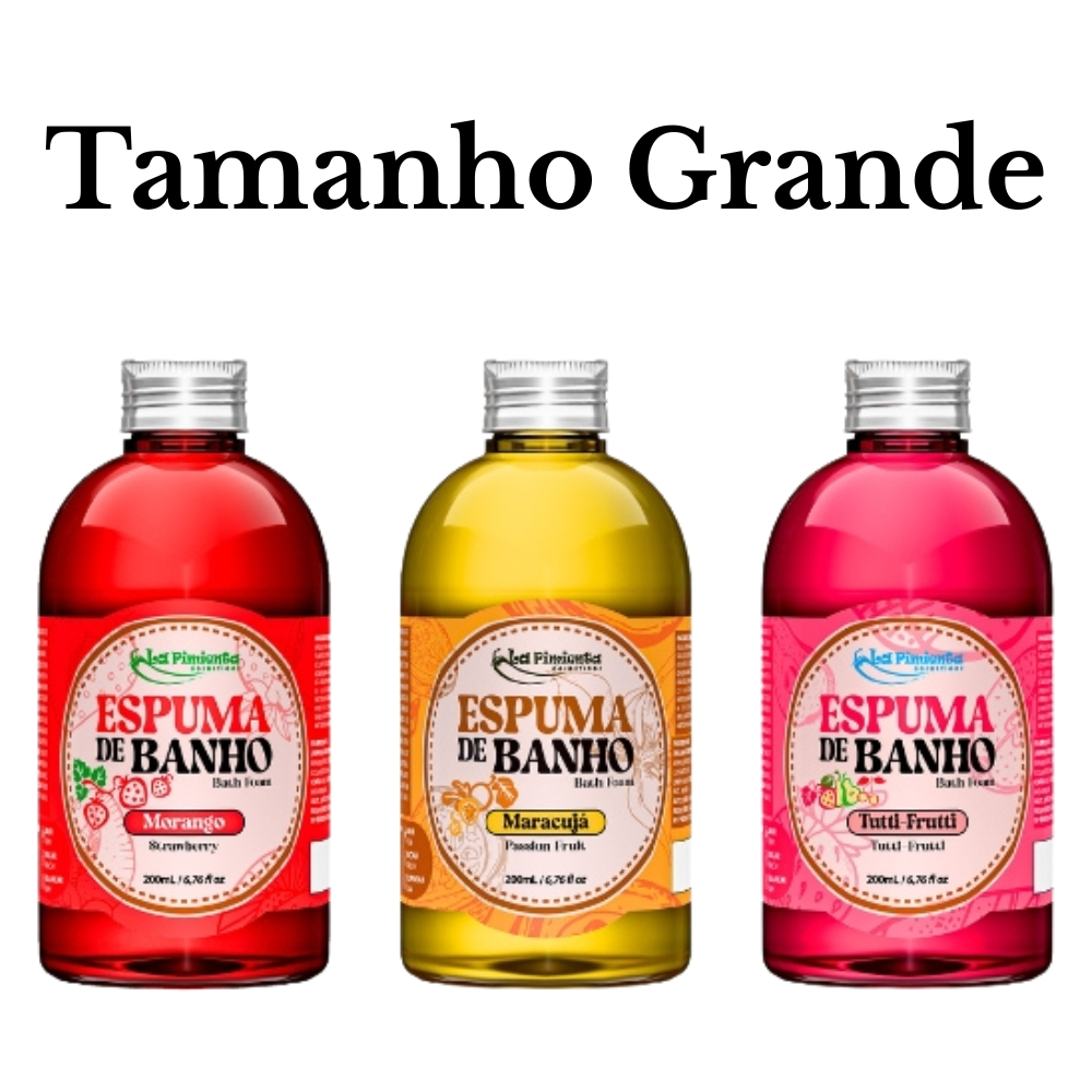 KIT Espuma de Banho + Sais de Banho Tamanho Grande Hidromassagem Escalda Pés Espuma Premium