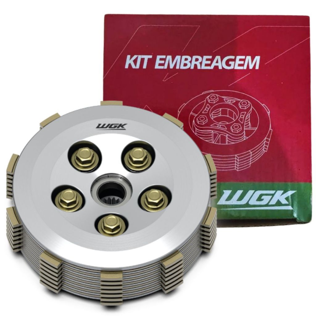 Kit Embreagem Cubo Platô Disco Separador Cb 300 Xre 300 Wgk