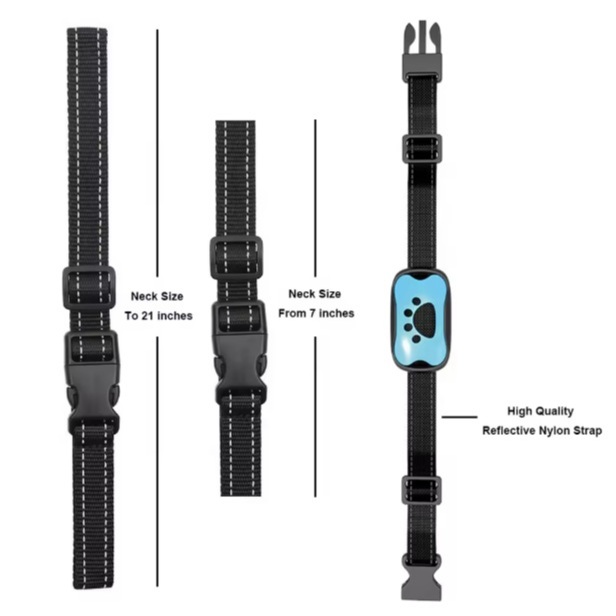 Coleira Recarregável Adestramento Anti Latido Sem Choque Várias Cores
