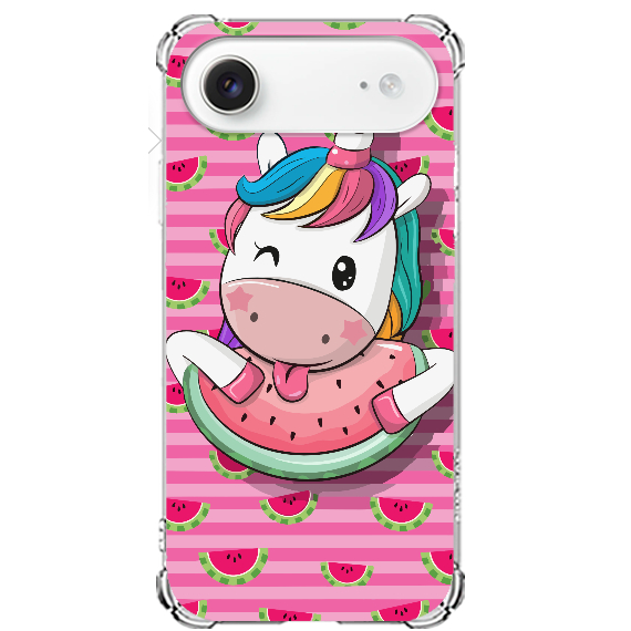 Capa para Case APPLE Iphone 17 Air  Tpu desenhos Unicórnio místico com proteção de borda