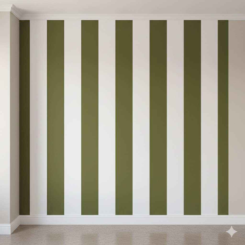 Papel de Parede Adesivo Decorativo Listrado Clássico Branco e Verde Várias Opções em Oferta na Shopee