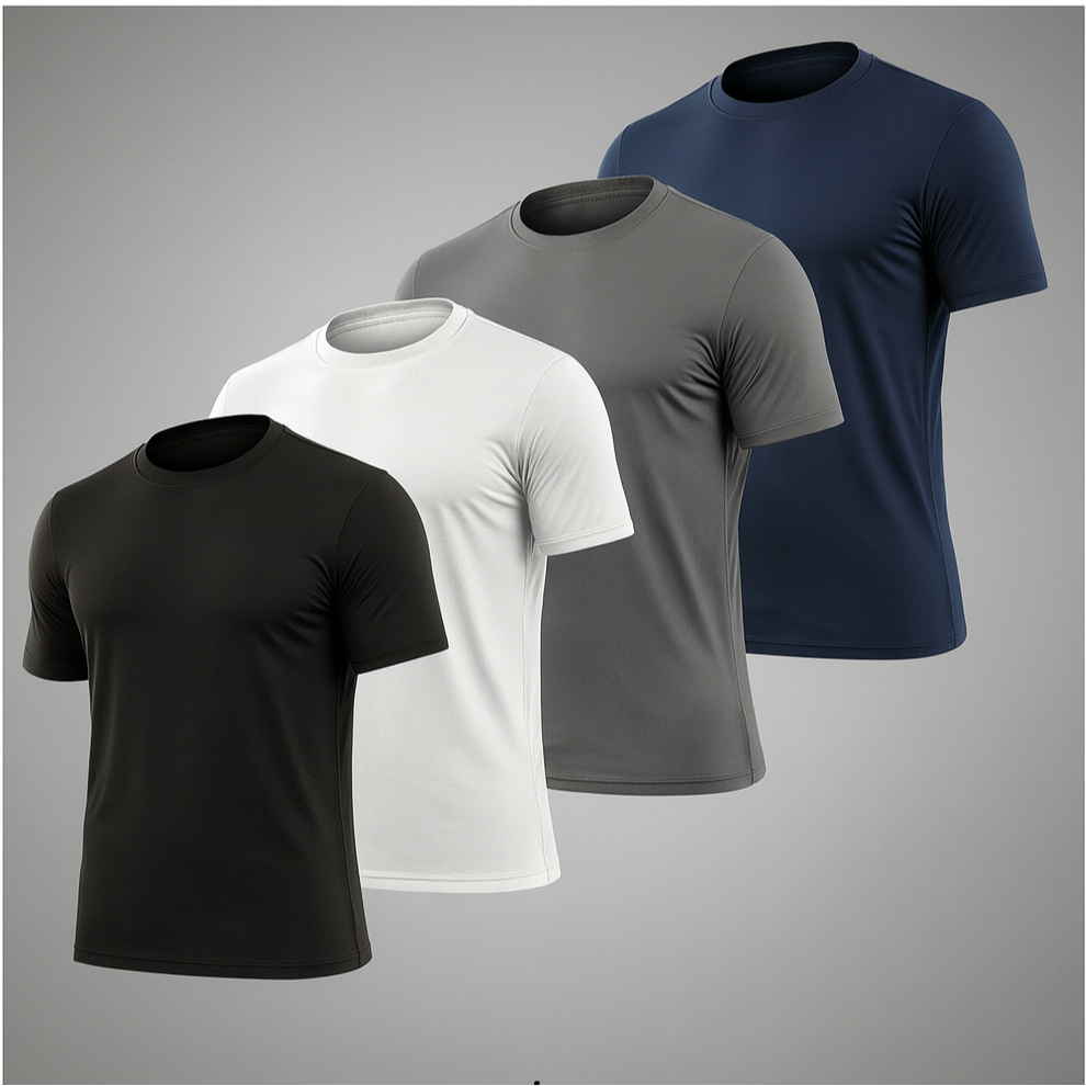 Kit 4 Camisetas Masculina Dry Fit UV+50 Corrida - Academia - Esportes - Exercícios Kit Dry Fit Camisa Treino em Oferta na Shopee