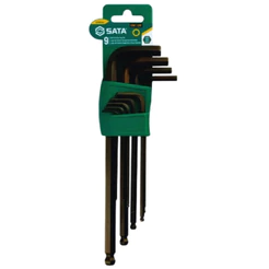 JOGO CHAVE HEXAGONAL ABA 7/64 A 3/8 9PCS SATA ST09154L