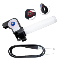 Acelerador Rapido De Alumínio Com Cabo Universal e Rolamento Motos Carburadas CRF XTZ TTR CG BROS