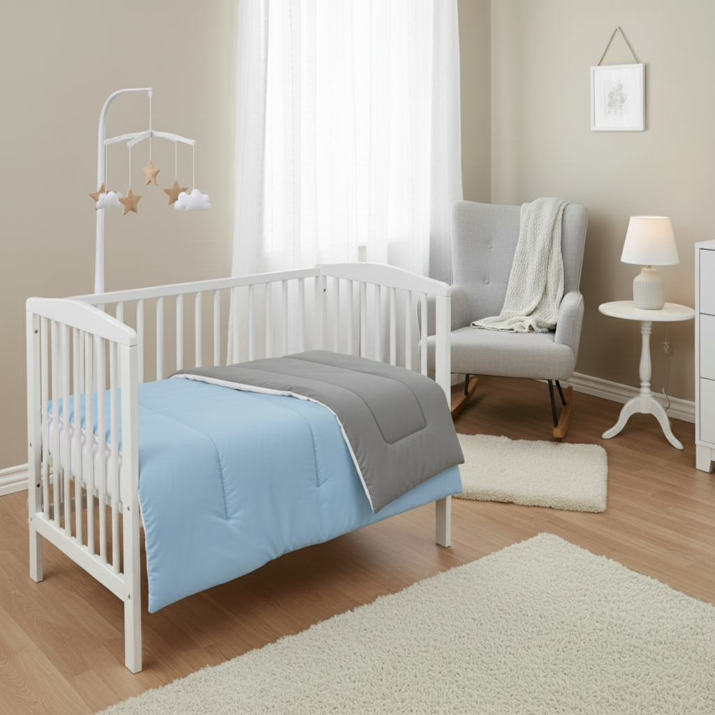 Edredom Berço de Bebê Padrão Americano 100X145cm Micropercal Super Macio