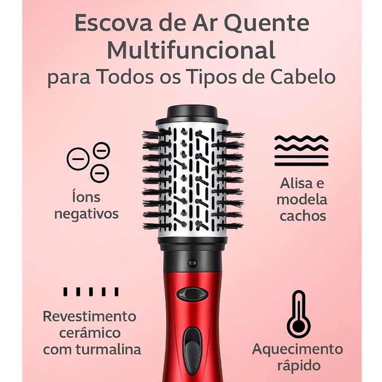 Escova Secadora 3 em 1 Profissional — foto 6