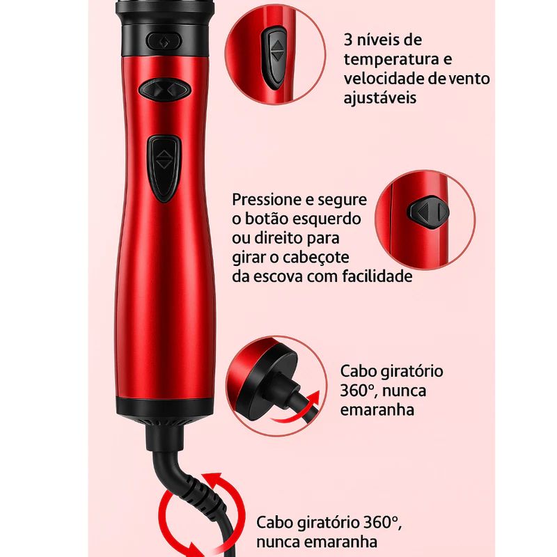 Escova Secadora 3 em 1 Profissional — foto 7