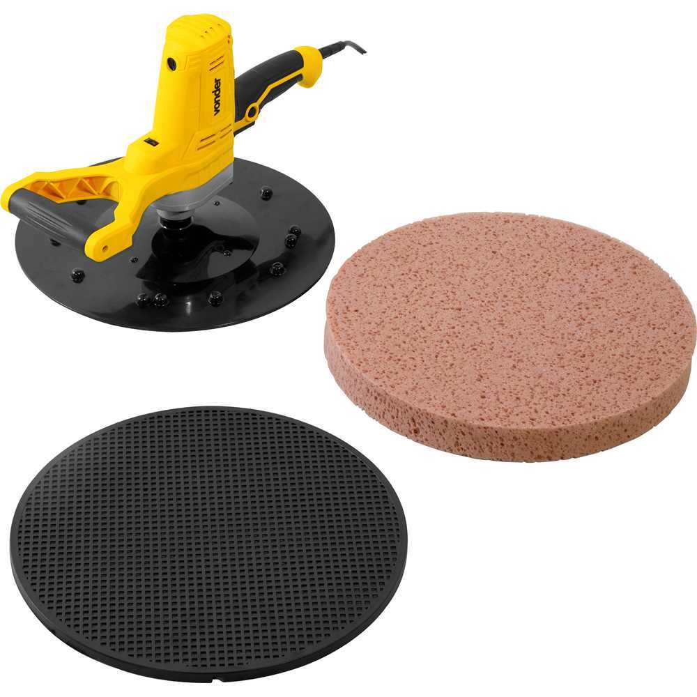 Desempenadeira Elétrica Vonder DEV 710 710W Base 370mm Velocidade Variável Reboco e Massa