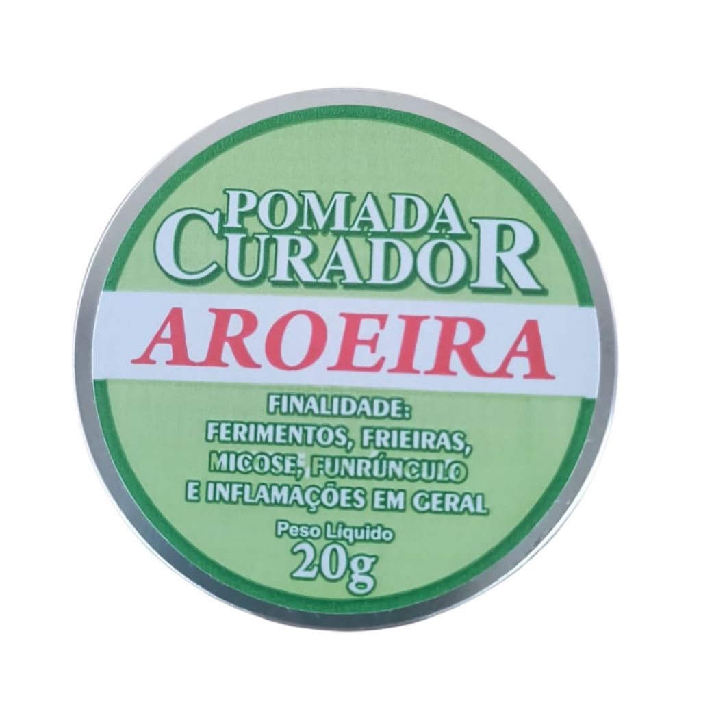 Pomada Aroeira 20g - (Pomada Latinha Aroeira)