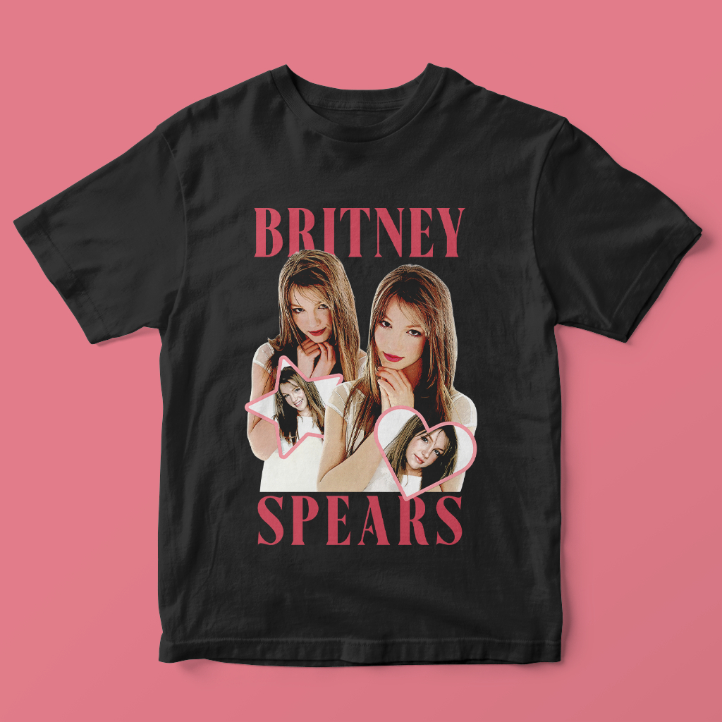 Camiseta Britney (Britney Spears) de Algodão Unissex
