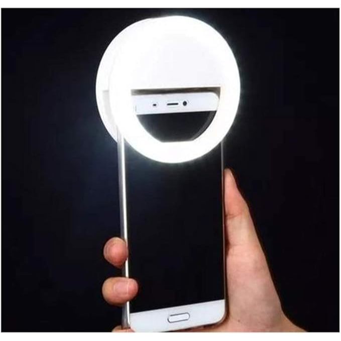 Luz de Selfie Ring Light Anel Led Flash Celular Recarregável Sortido em Oferta na Shopee