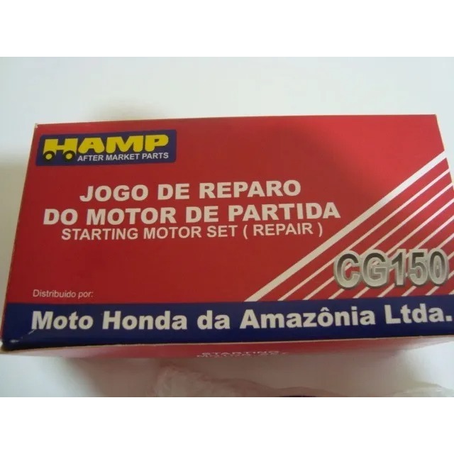 Suporte de Escova Motor Arranque Moto Honda CG 150/160 Fan Titan e NXR 125/150 Bros