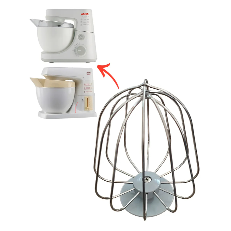 Imagem Batedor Para Batedeira Planetária Arno Original (Globo)