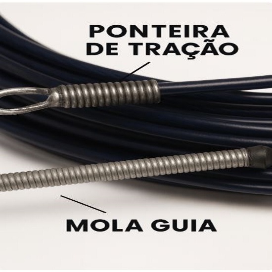 Passa Fio Puxa Fio Sonda Profissional Cabo Alma De Aço 5mts, 10mts, 25mts e 30mts
