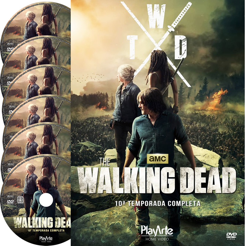 DVD Série The Walking Dead Decima temporada Completa Seriados