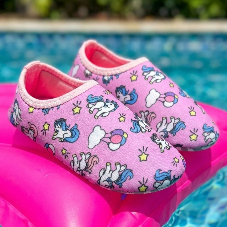 Sapatilha Aquática Antiderrapante Infantil Menina Bebê Areia Praia Piscina Envio Rápido