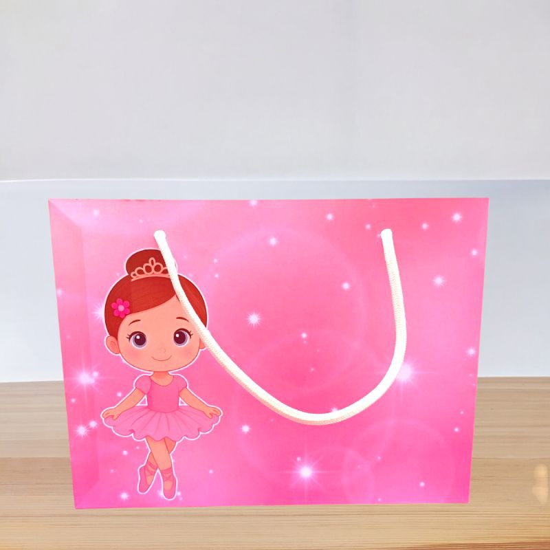 Sacolinha Personalizada Da Bailarina Para Lembrancinhas De Aniversário