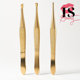 Kit 3 Pinças Profissionais em Aço Inoxidável Para Sobrancelha Para Design e remoção de pelos em Oferta na Shopee