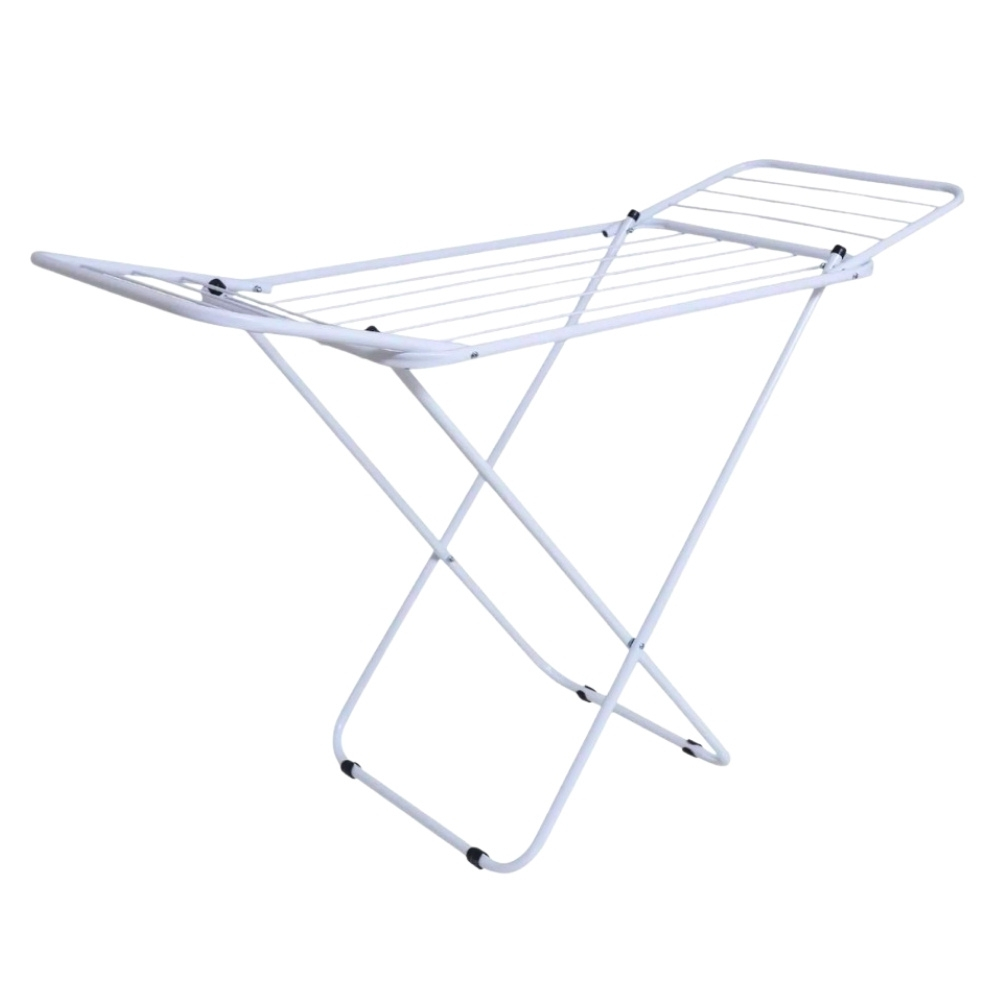 Varal Dobrável de Chão com Abas Super Leve | Ideal para Apartamento | Reforçado e Não Enferruja em Oferta na Shopee