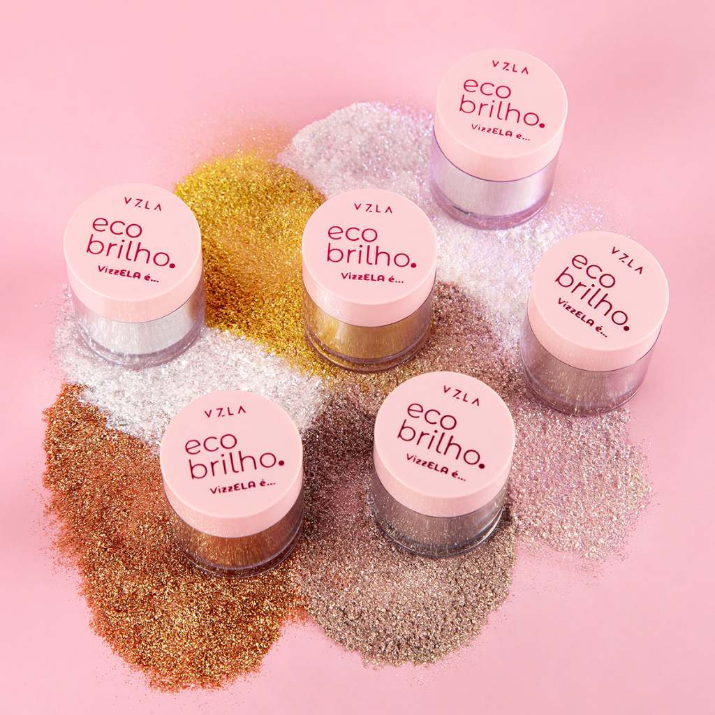 Ecobrilho Ela É Brilho Partículas Micas Finas Alta Fixação Vegano Original Vizzela em Oferta na Shopee