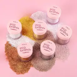 Ecobrilho Ela É Brilho Partículas Micas Finas Alta Fixação Vegano Original Vizzela