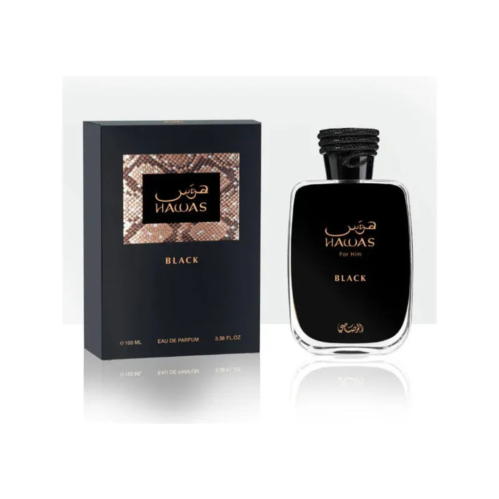 Perfume Árabe Hawass Black Masculino 100ml Edp em Oferta na Shopee