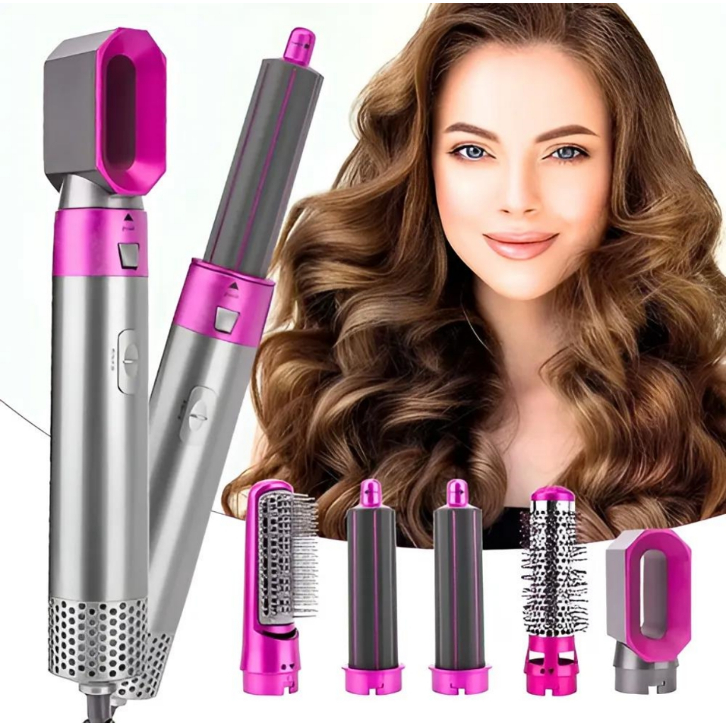 Airwrap Styler 5 em 1 secador de cabelo escova de ar quente modelador alisador de cabelo escova 110v e 220V