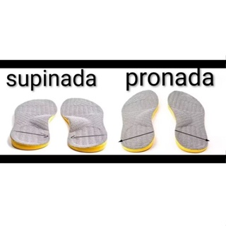 Palmilha em Eva para corrigir pisada pronada joelho em x valgo ou supinada joelho em o varo em Oferta na Shopee