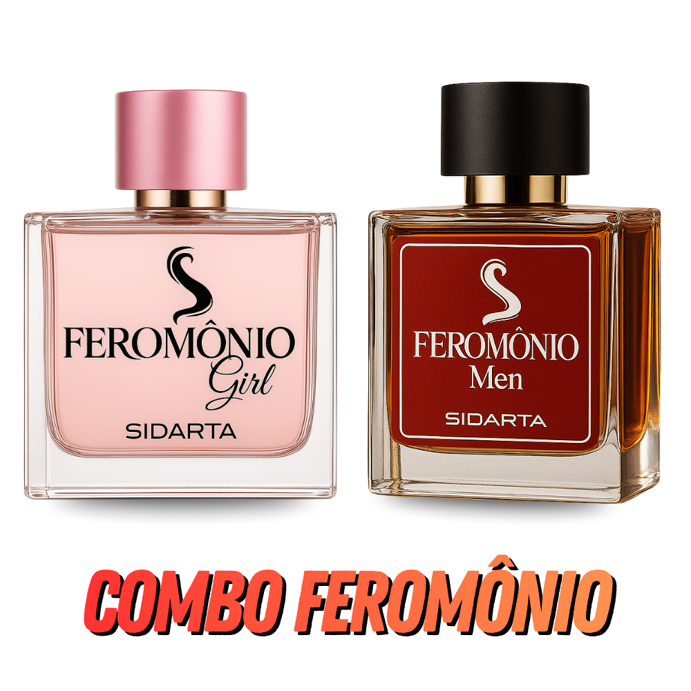 KIT Perfume Feromônio Men + Feromônio Girl Sidarta (AUTÊNTICO) – Desperte desejo, atraia e conquiste em Oferta na Shopee