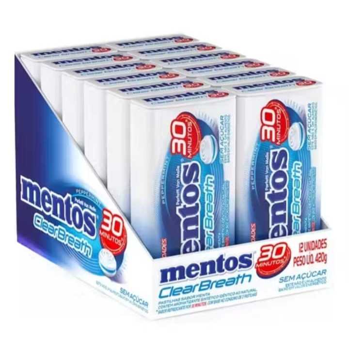 kit Bala Mentos Kiss Sour Lata 35gr Sabor Pepppermint 12 Unidades, 6 Unidades e 3 Unidades em Oferta na Shopee