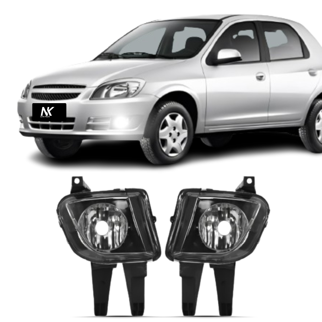 Par/Un Farol Milha Celta Prisma 2007 2008 2009 2010 2011 2012 2013 Auxiliar Farolete