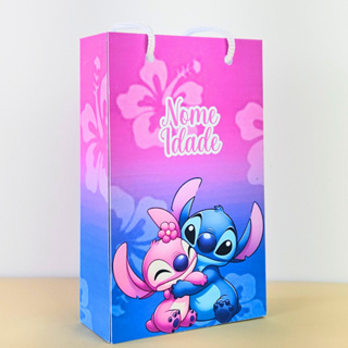 Sacolinha Personalizada Stitch — 10 a 60 un — Lembrancinha Festa Infantil em Oferta na Shopee