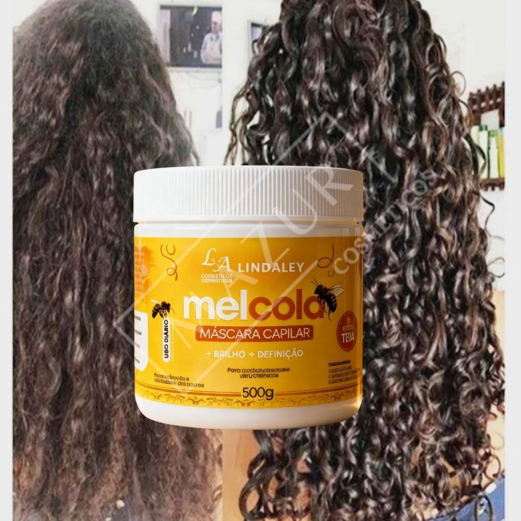 Mel Cola Fixador Definidor de Cabelos Efeito Teia Cabelos Cacheados Ondulados Crespos Fixação 500G em Oferta na Shopee