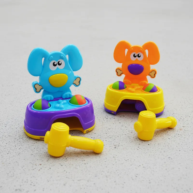 Brinquedo de Bebê Educativo Infantil Bate Dog com Martelo e Bolinha em Oferta na Shopee