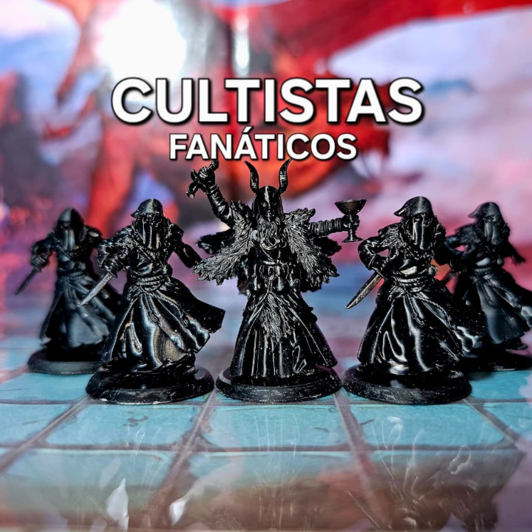 Miniatura RPG Cultista Fanático D&D Dungeons and Dragons Token Boardgame Jogo de Tabueleiro Dado em Oferta na Shopee