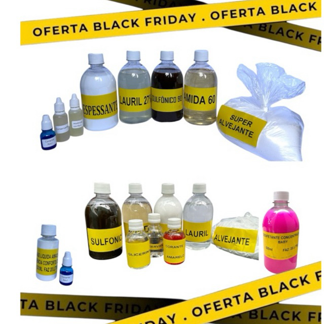 KIT COMPLETO PARA REVENDA - SABÃO LÍQUIDO 50L + DETERGENTE 50L + AMACIANTE 20L + DESINFETANTE 25L em Oferta na Shopee