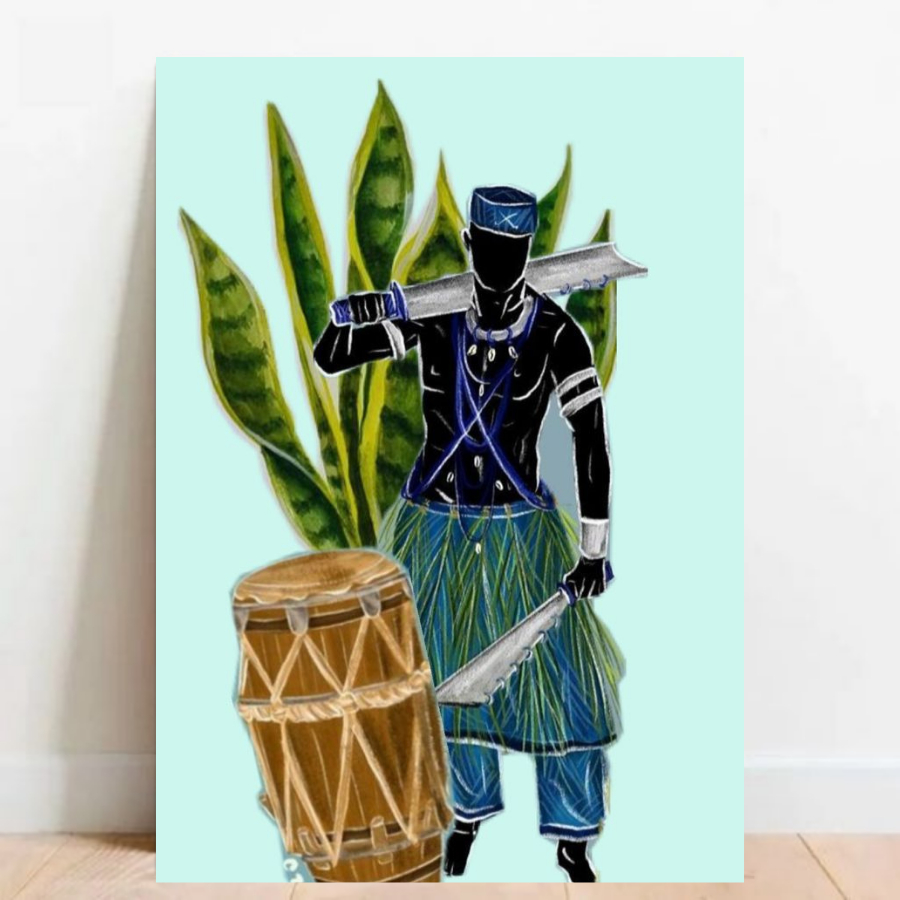 Quadro Placa decorativa Ogum Orixá Umbanda Candomblé Ogunhê, meu pai! 04 em Oferta na Shopee