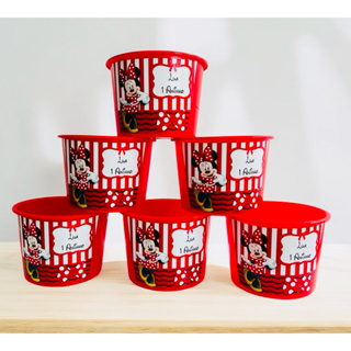 Baldinho de pipoca personalizado Minnie vermelha em Oferta na Shopee