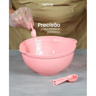 Bacia Super Resistente Injetemp de 2,5 L Confeitaria Bolo Recheios em Oferta na Shopee